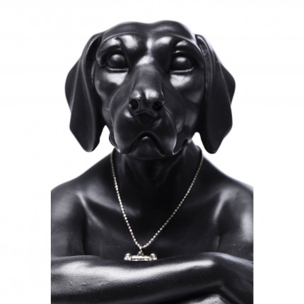 Decoratie Gangster hond Zwart Kare Design