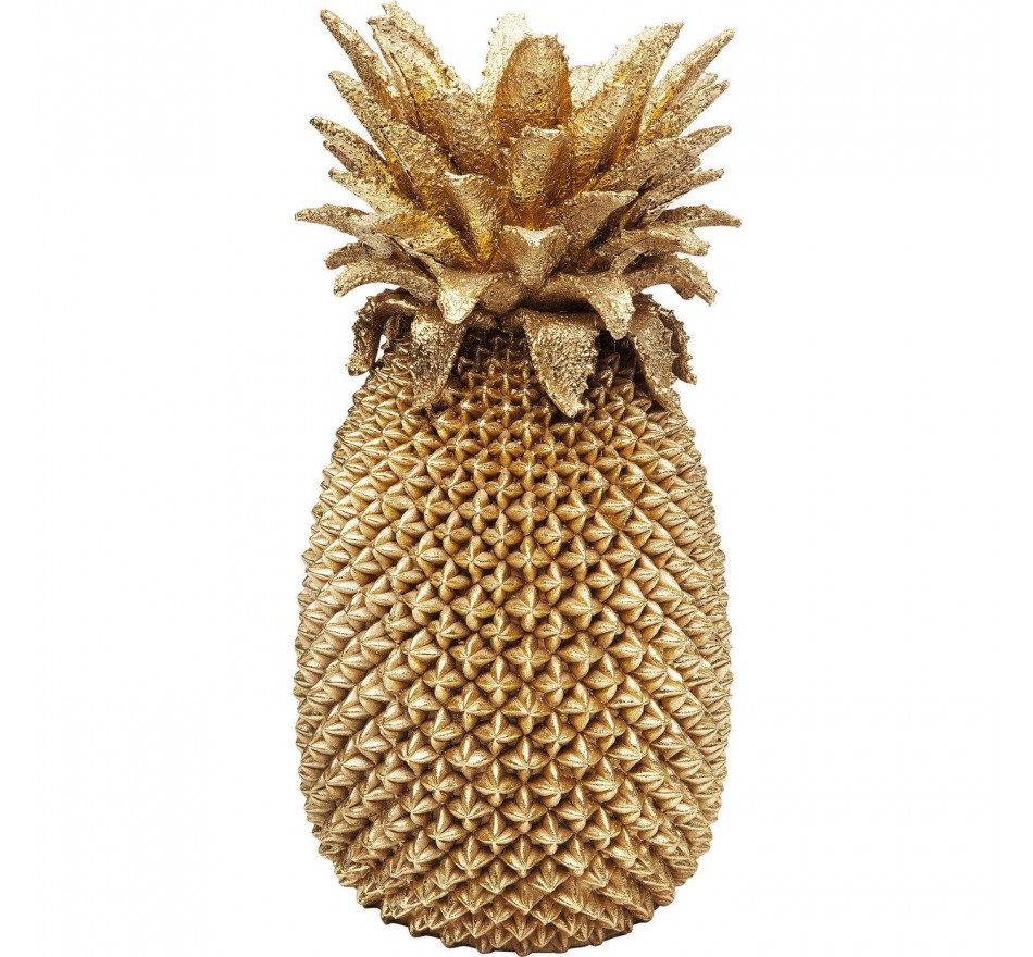 Vaas goud ananas 50cm Kare Design