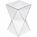 Table d\'appoint Luxury Triangle argent Kare Design