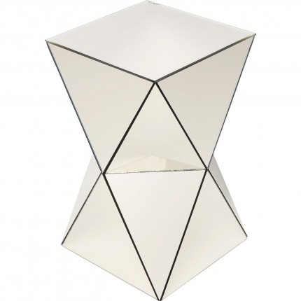 Table d'appoint Luxury Triangle champagne Kare Design