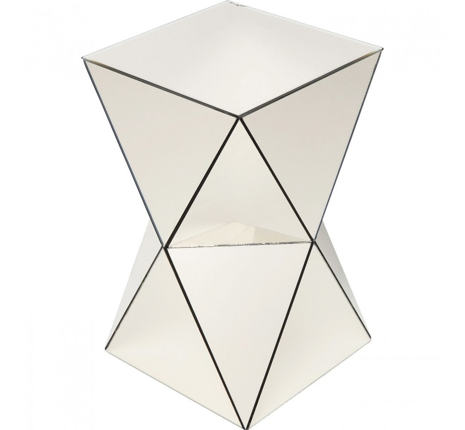 Bijzettafel Luxury Triangle Champagne Kare Design