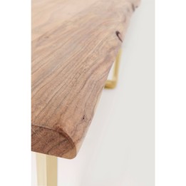 Table Harmony Brass 160x80cm Kare Design