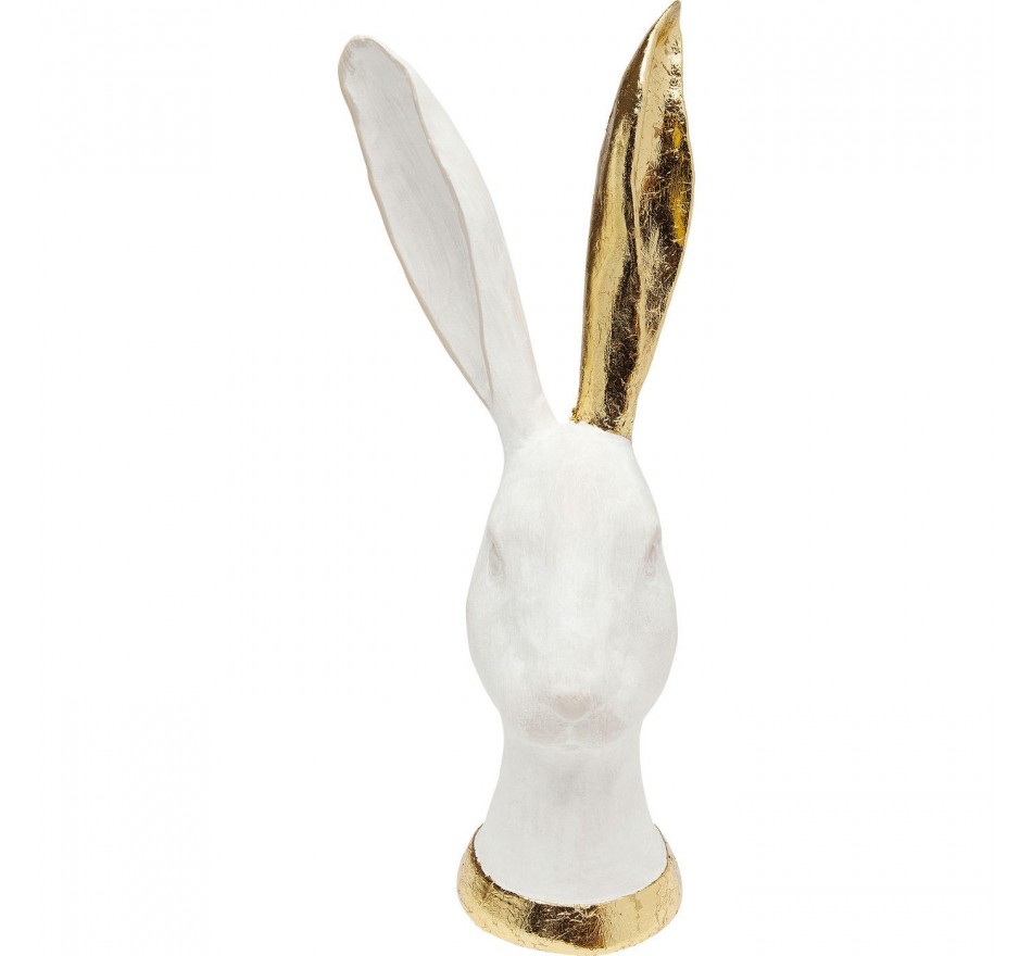 Deco bunny 30cm gold and white Kare Design