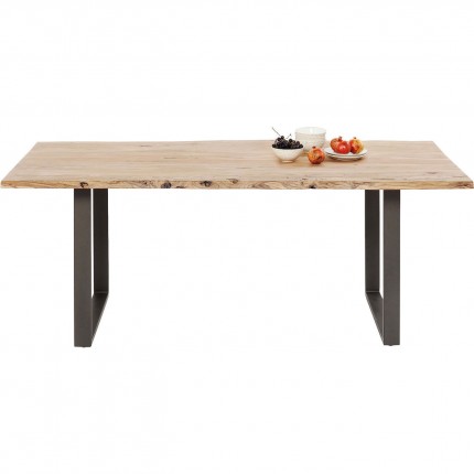 Eettafel  Harmony Ruw Staal 200x100cm Kare Design