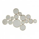 Miroir Bubbles 93x138cm laiton Kare Design
