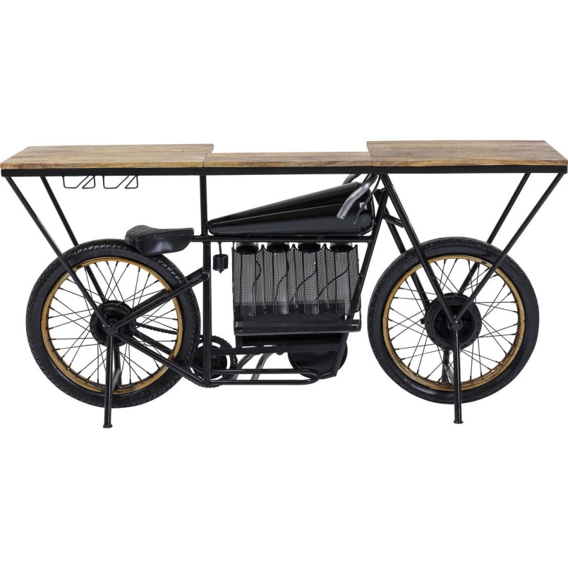 Table de bar Moto noire Kare Design