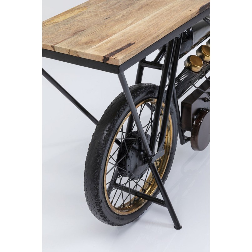 Table de bar Moto noire Kare Design