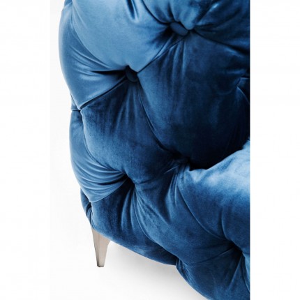 Sofa Look 180cm Velvet Blue Kare Design