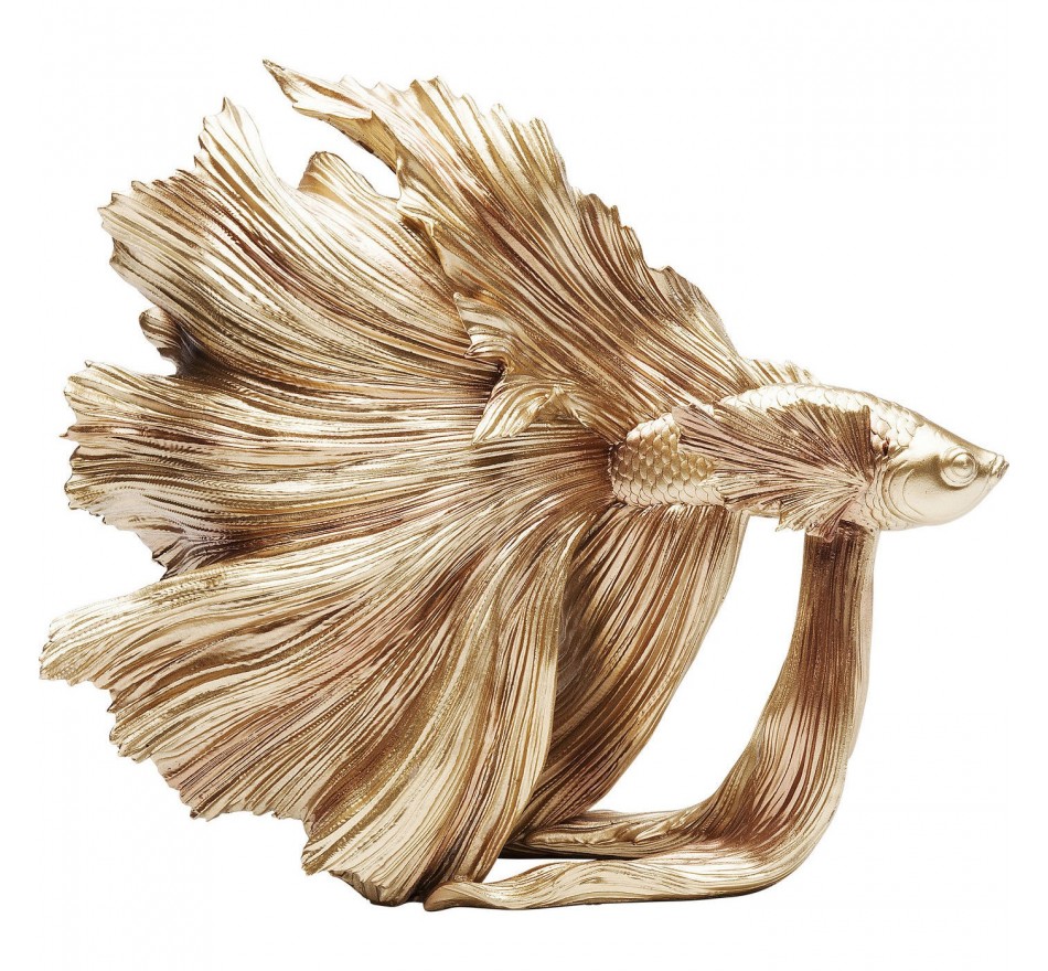 Deco betta fish 34cm gold Kare Design