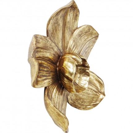 Wall Decoration Orchid Gold 44cm Kare Design