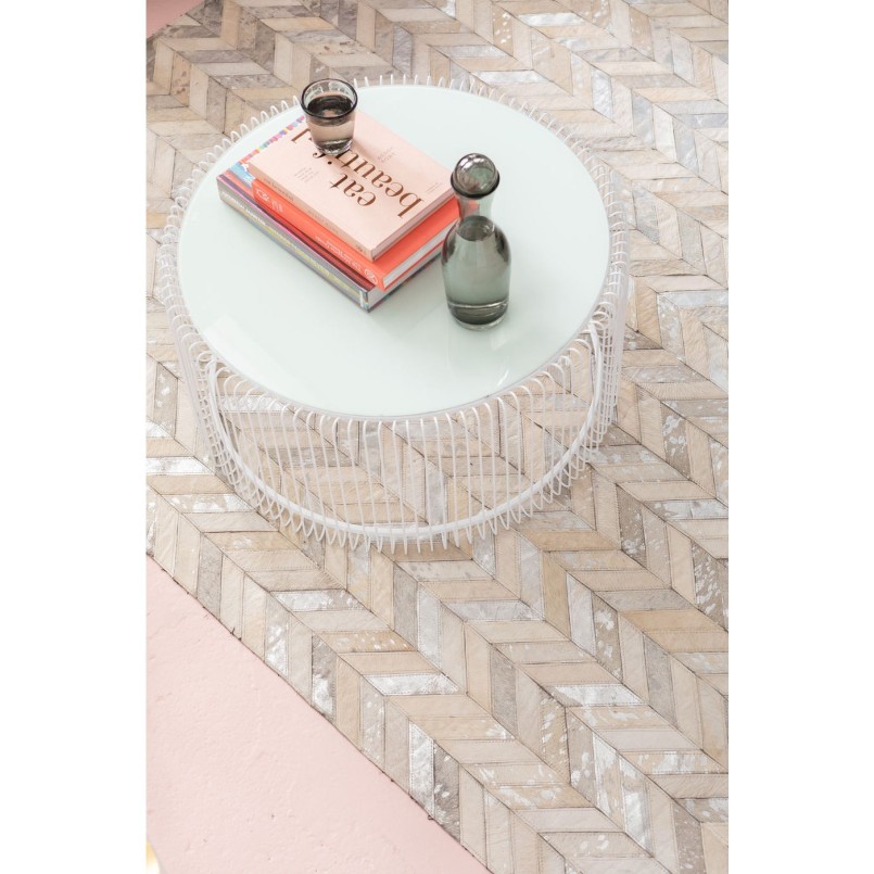 Tables basses Wire blanche 2/set Kare Design