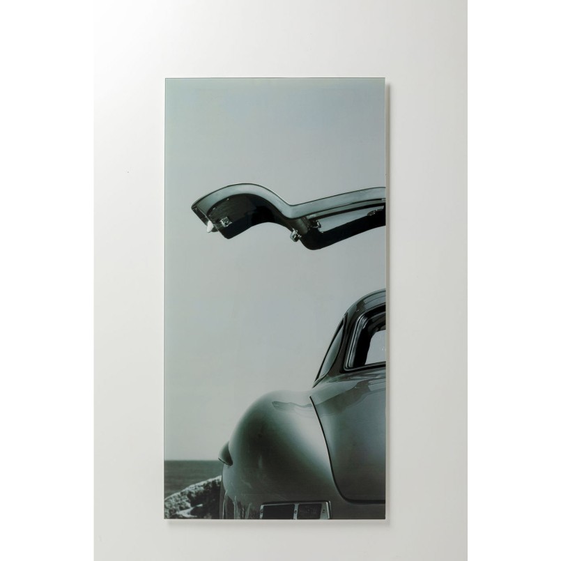 Tableau en verre Triptychon Oldtimer Back 160x240c