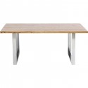 Table Jackie 160x80cm chêne chrome Kare Design