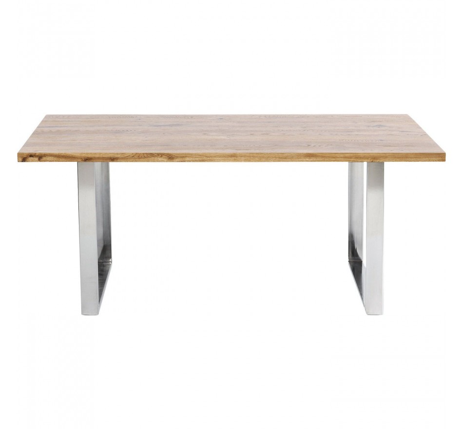Eettafel Jackie 160x80cm eik chroom Kare Design