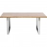 Table Jackie 160x80cm oak chrome Kare Design