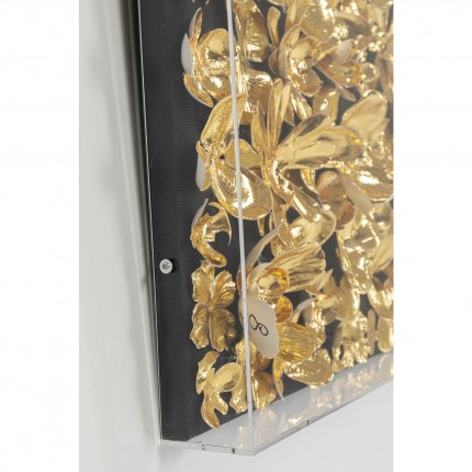 Decoratief frame Gold Flower 60x60cm Kare Design