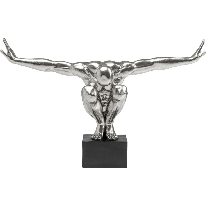 Déco Athlète argenté XL Kare Design