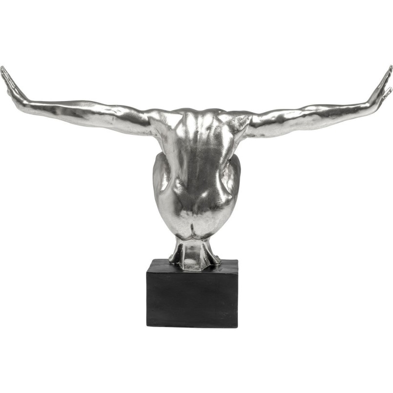 Déco Athlète argenté XL Kare Design