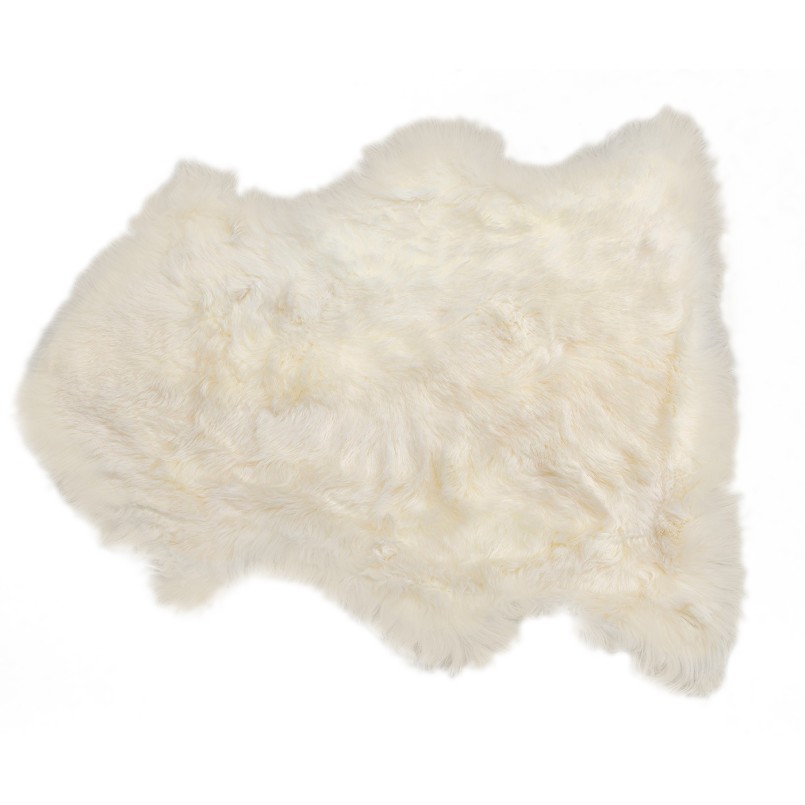 Peau de mouton Heidi blanc 85x60cm