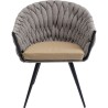 Chaise à./acc.  Knot Tweed