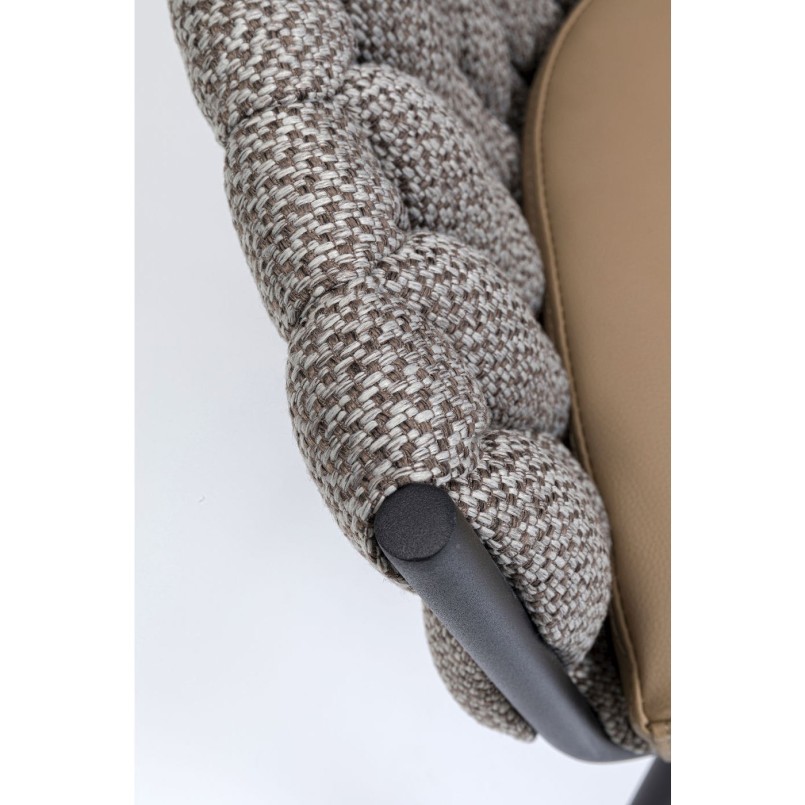 Chaise à./acc.  Knot Tweed