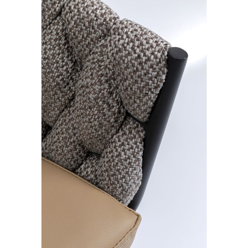 Chaise à./acc.  Knot Tweed