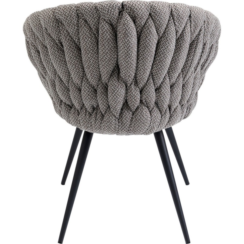 Chaise à./acc.  Knot Tweed