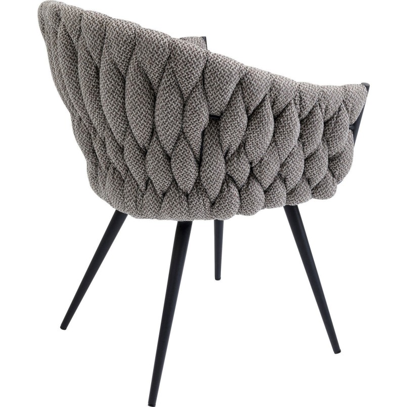 Chaise à./acc.  Knot Tweed