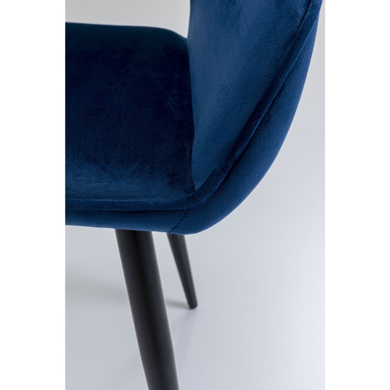 Chaise à./acc.  San Francisco bleu