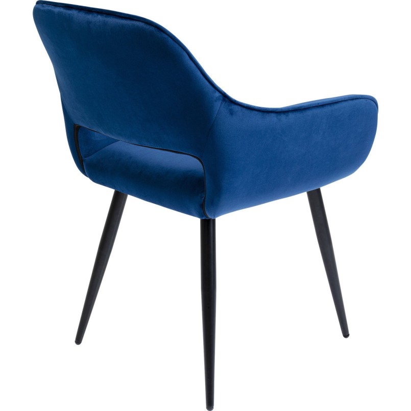 Chaise à./acc.  San Francisco bleu