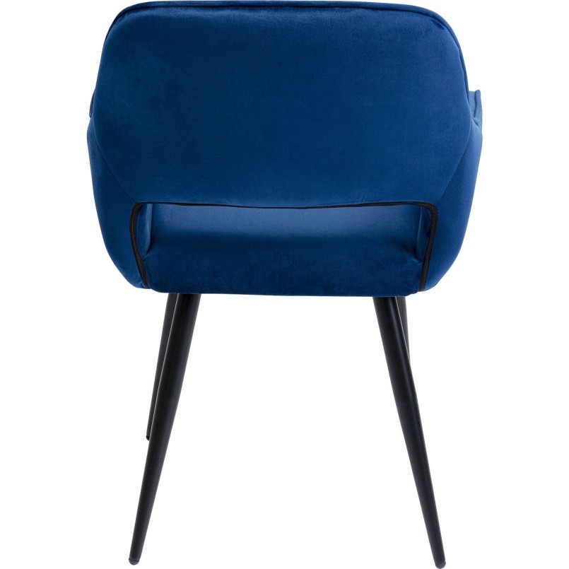 Chaise à./acc.  San Francisco bleu