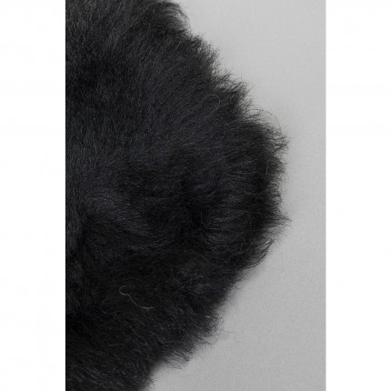 Lambskin Heidi 85x60cm black Kare Design