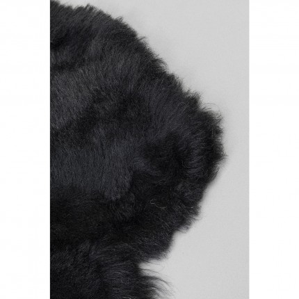 Lambskin Heidi 85x60cm black Kare Design