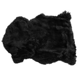 Peau de mouton Heidi noir 85x60cm