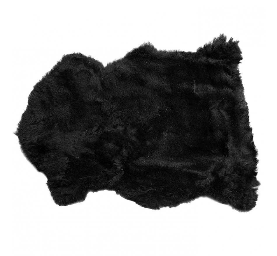 Lambskin Heidi 85x60cm black Kare Design