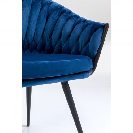 Chair with armrests Knot Blue Kare Design