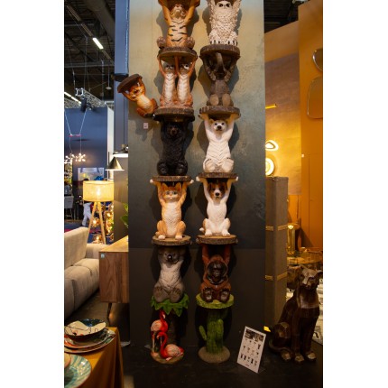 Bijzettafel Animal beer zwart Kare Design