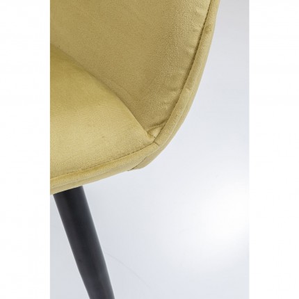 Chair with armrests San Francisco Light Green Kare Design