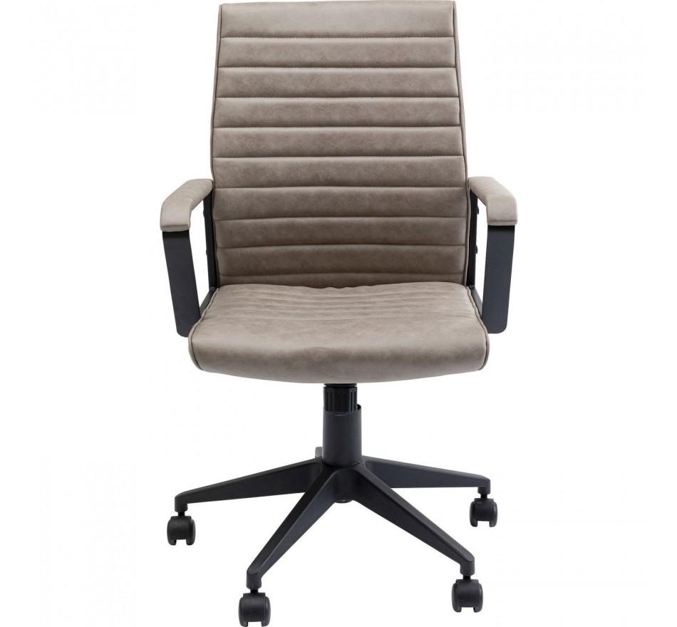 Draaibare Bureaustoel Labora laag taupe Kare Design