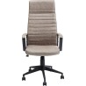 Chaise de bureau Labora pebble haut dossier