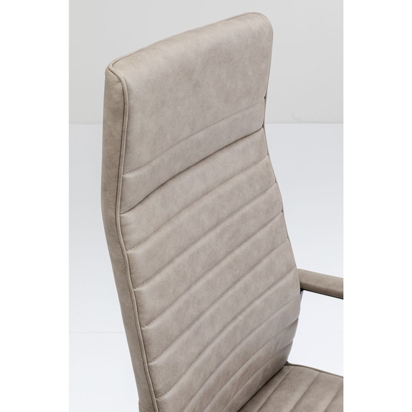 Chaise de bureau Labora haute marron clair Kare Design
