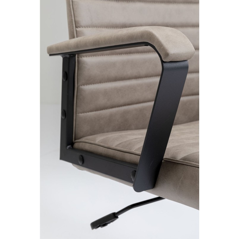 Chaise de bureau Labora pebble haut dossier