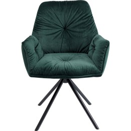 Chaise à./acc. Mila vert