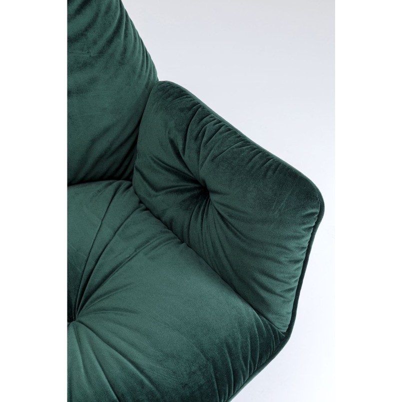 Chaise à./acc. Mila vert