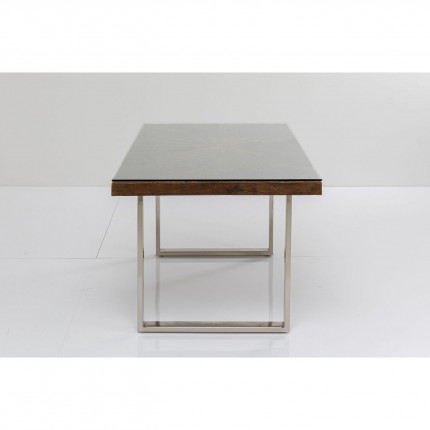 Eettafel Conley 180x90cm chroom Kare Design