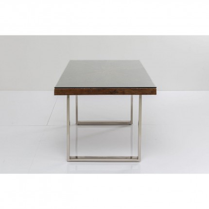 Table Conley Chrome 180x90cm Kare Design