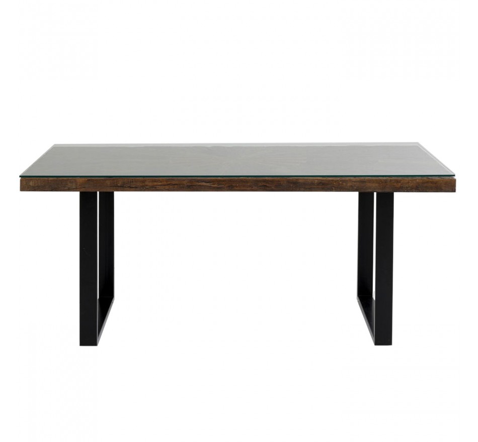Eettafel Conley 180x90cm zwart Kare Design