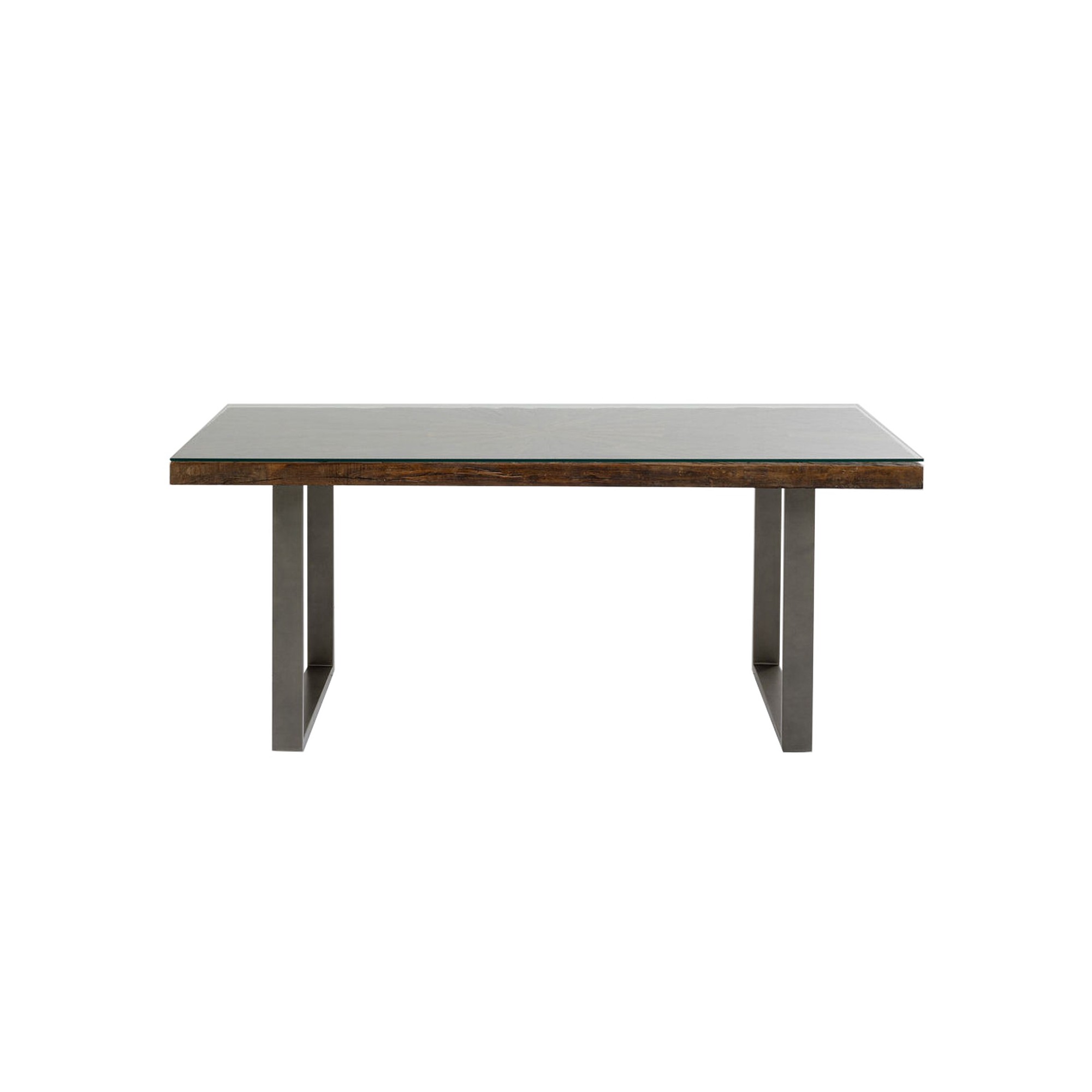 Table Conley acier brut 180x90