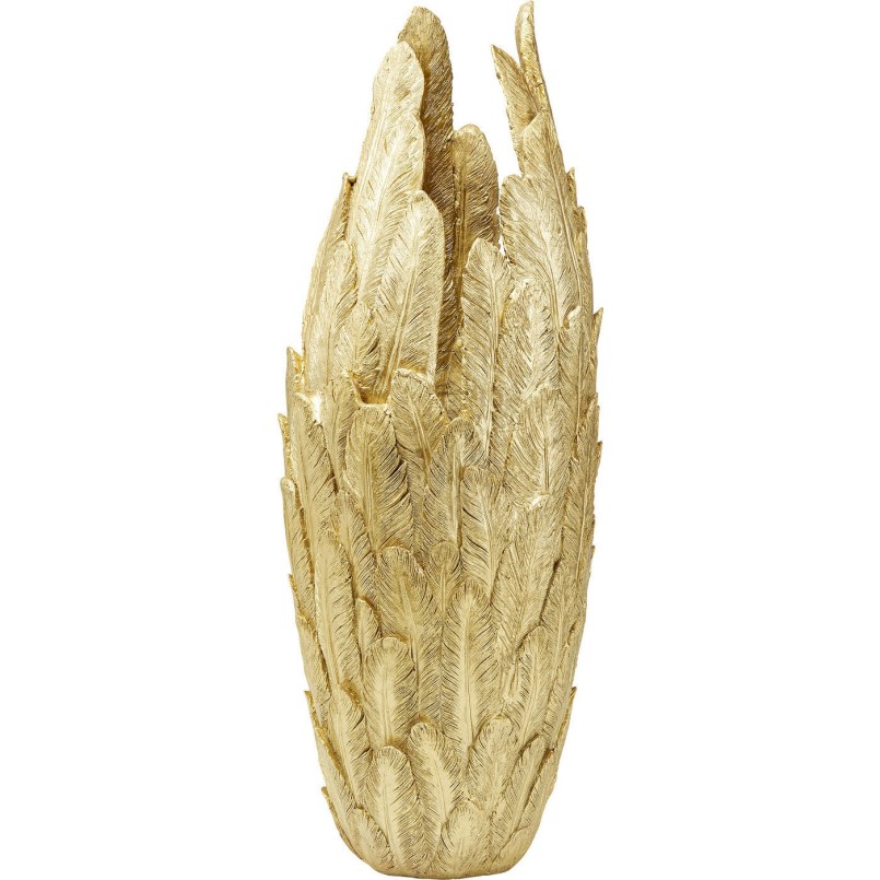 Vase Feathers doré 91cm