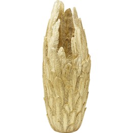 Vase Feathers doré 80cm